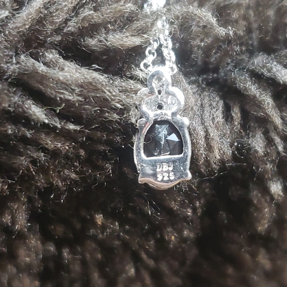 DBJ .Dee Berkley jewelry vintage red ruby Solitaire 925 sterling silver. - Picture 4 of 6